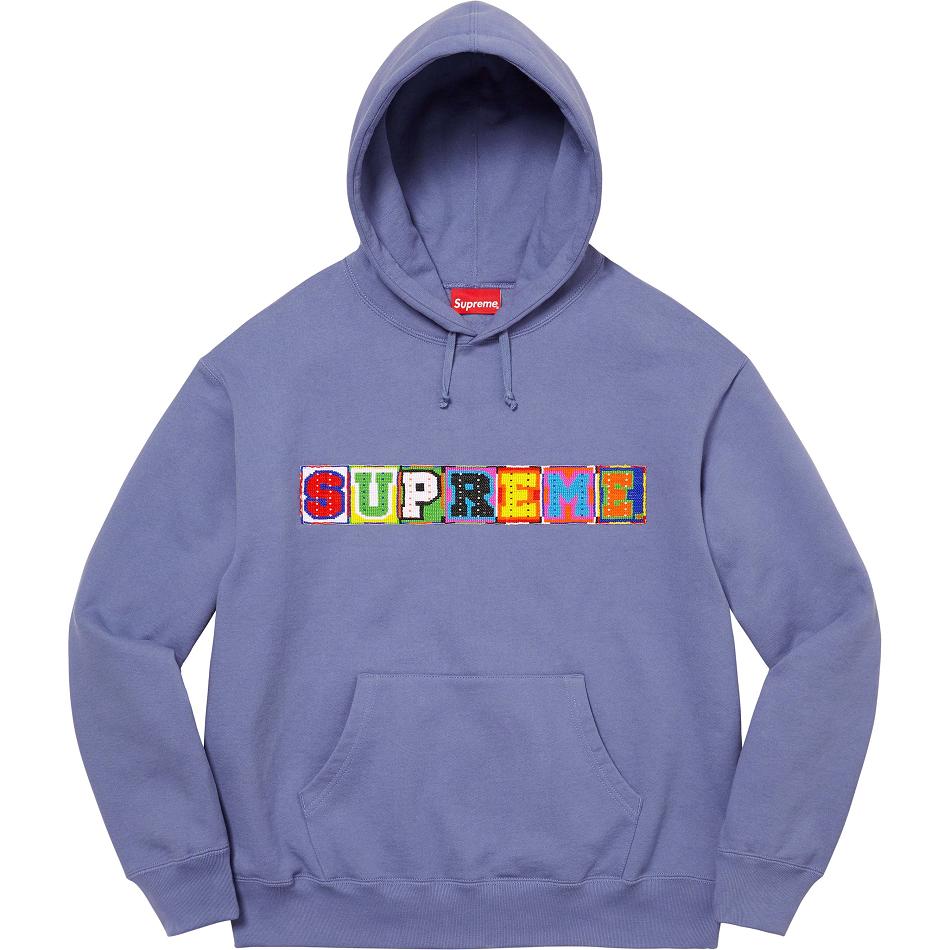 Sudaderas Supreme Beaded Hooded Moradas | Supreme 355TV